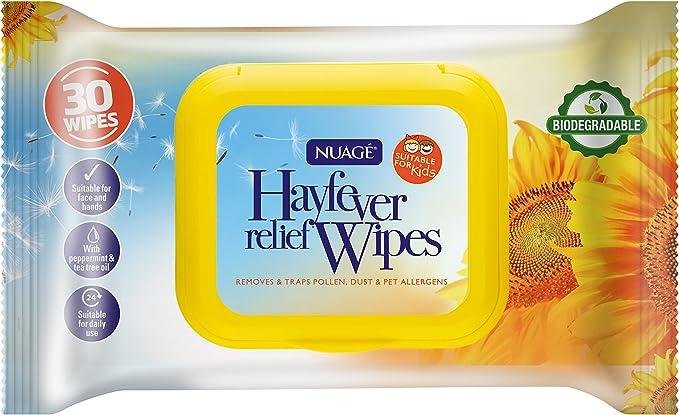 nuage hayfever relief wipes resealable pack of 1  nuage b07rm4pzc3