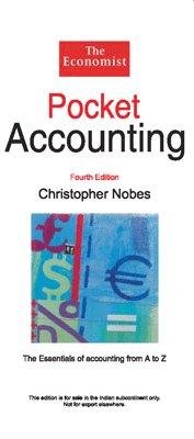 pocket accounting the essentials of accounting from a to z 4th edition christopher nobes 1861973667,