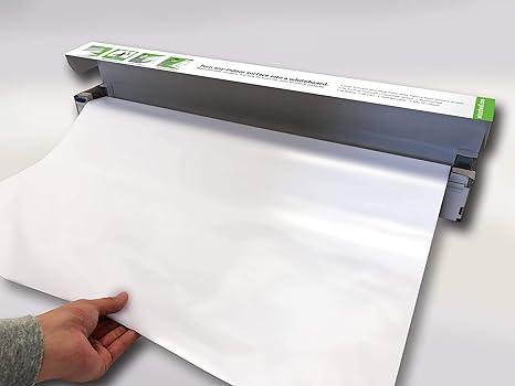 wizard wall instant whiteboard repositionable dry erase surface 27.5 x 25 roll  wizard wall b00ec4spzc
