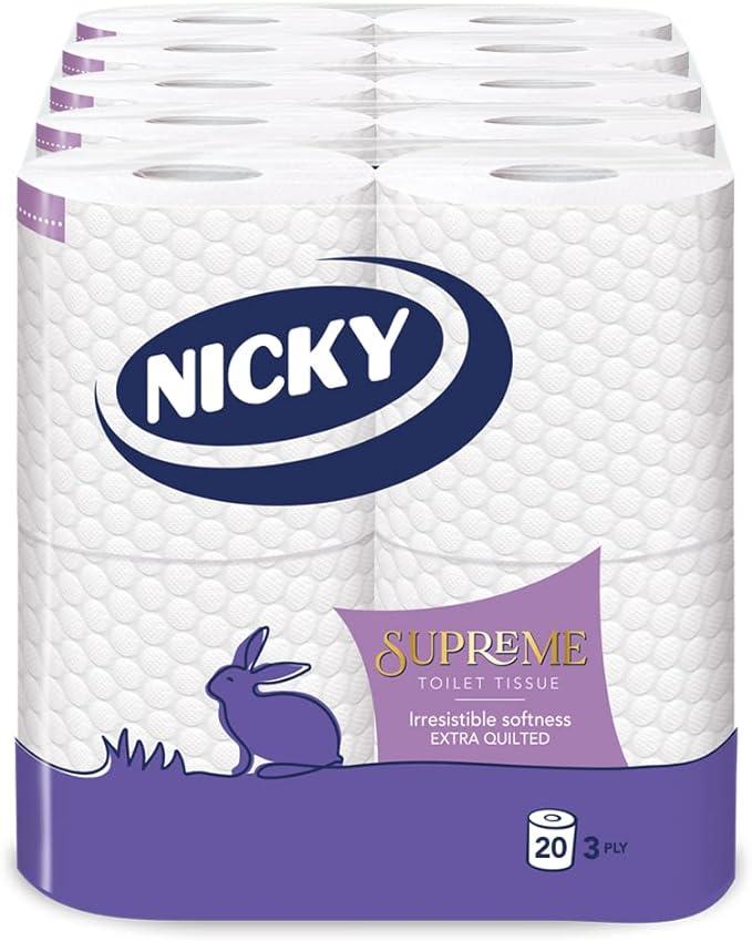 nicky supreme 20 rolls  nicky b0bxf7713c