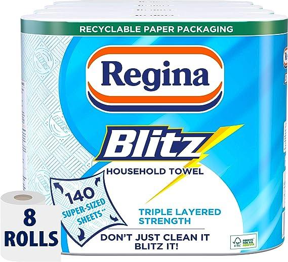 regina blitz household towel 560 super-sized sheets  regina b01js6ylqk