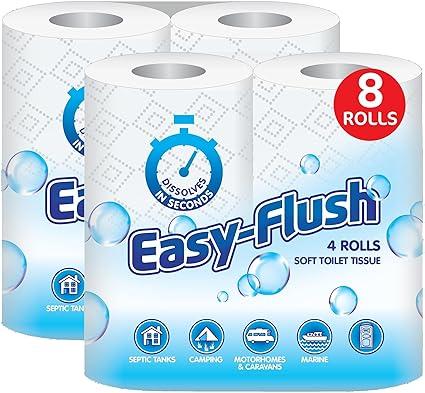 soft on nature easy flush soft toilet septic tanks portable toilets 8 rolls  soft on nature b0chwg94l2