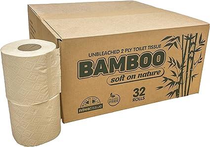 soft on nature eco toilet tissue paper quilted bamboo rolls  soft on nature b09yvgl3f3