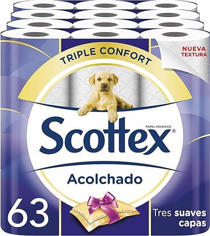 scottex quilted toilet paper 63 rolls  scottex b07ccvmskv