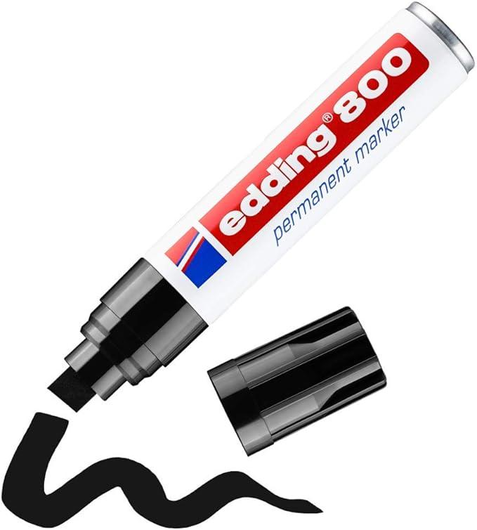 edding 800 permanent marker - black 1 pen  edding b000kjoz84