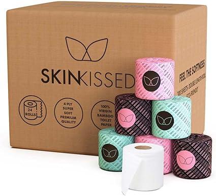 skinkissed super soft and eco friendly toilet rolls  skinkissed b08fmxlr7w