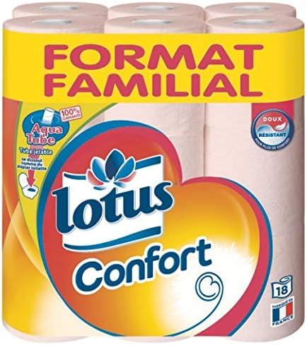 Okay Lotus Comfort Family Size Toilet Paper - Pack Of 18 Rolls