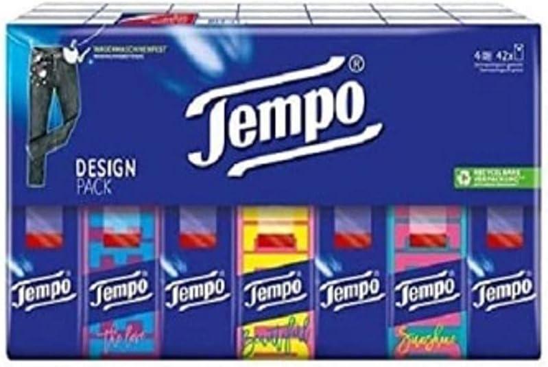 tempo xl extra strong and soft tissues 42 packs of 10 tissues  tempo b075w3p93v