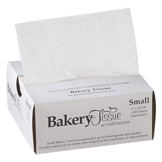 hoffmaster waxed bakery tissue white small 6 x 10-3/4 pack of 10  hoffmaster b00i4scux0