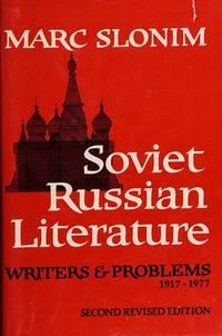 soviet russian literature writers and problems 1917-1977 2nd edition slonim, marc 0195021517, 9780195021516