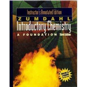 introductory chemistry a foundation 3rd edition steven s. zumdahl 066939954x, 978-0669399547