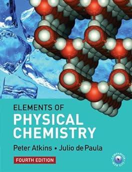 the elements of physical chemistry 4th edition peter atkins, julio de paula 0716773295, 978-0716773290