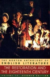 norton anthology of english literature the restoration and the eighteenth century 1st edition abrams, m. h