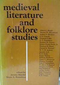 medieval literature and folklore studies essays in honor of francis lee utley 1st edition mandel, jerome and