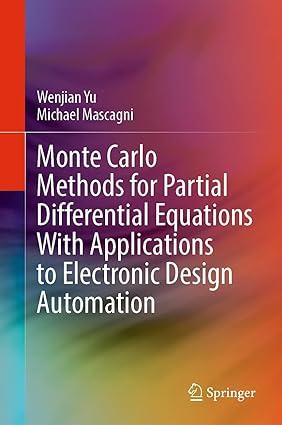 monte carlo methods for partial differential equations with applications to electronic design automation 1st