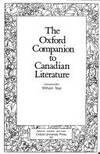 the oxford companion to canadian literature 1st edition toye, william 0195402839, 9780195402834