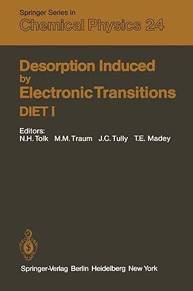 desorption induced by electronic transitions diet i 1st edition j. c. tully, t. e. madey traum 3540121277,