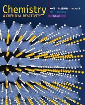 chemistry and chemical reactivity volume 1 6th edition john c. kotz, paul m. treichel, gabriela c. weaver