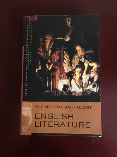 the norton anthology english literature the restoration ofnd the eighteenth century volume c 8th edition w.w.