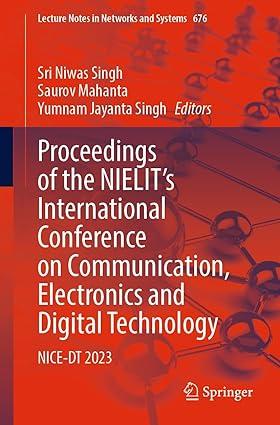 proceedings of the nielits international conference on communication electronics and digital technology nice