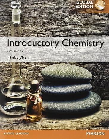 introductory chemistry 5th global edition nivaldo j. tro 1292057815, 978-1292057811