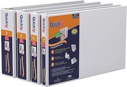 quickfit ledger d-ring binder white 2  quickfit b0012yvtd0