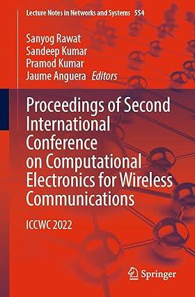 proceedings of second international conference on computational electronics for wireless communications iccwc