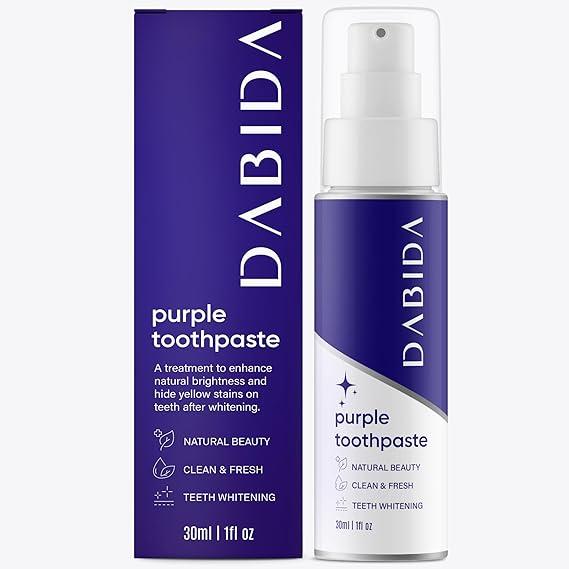 dabida purple toothpaste for teeth whitening  dabida b0cb7cjsgj