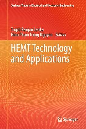 hemt technology and applications 1st edition trupti ranjan lenka, hieu pham trung nguyen 9811921644,