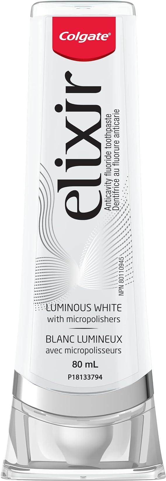 colgate elixir luminous white toothpaste 80 ml  colgate ?b09mv5k1r2