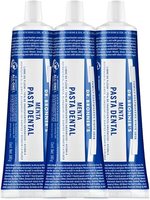 dr. bronner peppermint toothpaste 5-ounces 3 pack  dr. bronner b015cvwcn4
