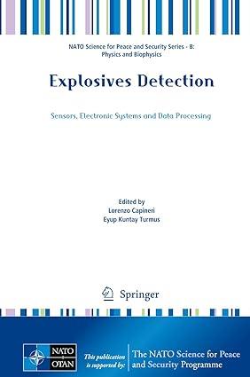 explosives detection sensors electronic systems and data processing 1st edition lorenzo capineri, eyüp