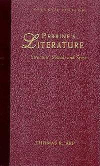 perrines literature structure sound and sense 7th edition thomas r. arp 0155038222, 9780155038226