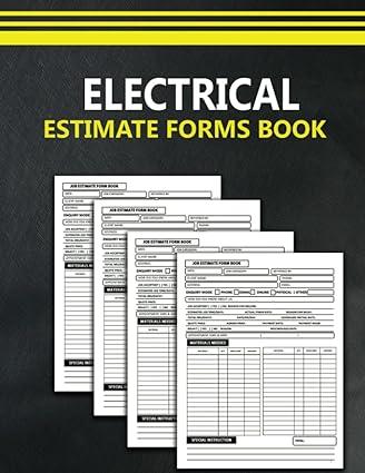 electrical estimate forms book 1st edition ernest thomason b09tdscjmr, 979-8412783307