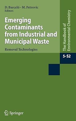 emerging contaminants from industrial and municipal waste removal technologies the handbook of environmental
