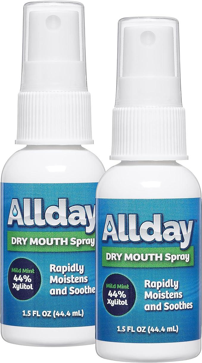 allday dry mouth spray maximum strength xylitol fast acting  allday b08hjlpjvg