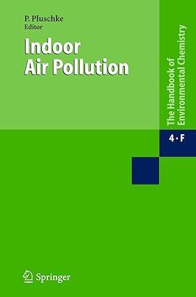 indoor air pollution part f the handbook of environmental chemistry 4 f 1st edition p. pluschke 3540210989,