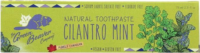 green beaver fluoride free cilantro mint natural toothpaste 75ml  green beaver company ?b00nb3u7oc
