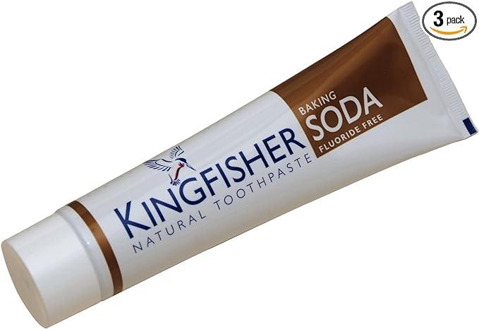 kingfisher 100 ml baking soda toothpaste 3-pack  kingfisher b0084dkjl0