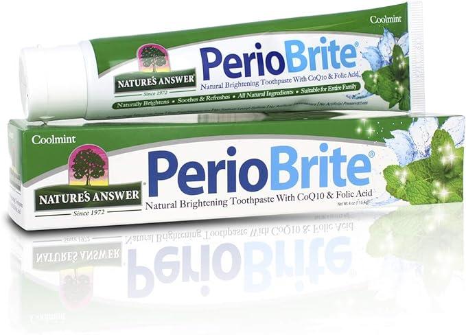 natures answer perio brite toothpaste 113g  nature's - answer b0061wdohw