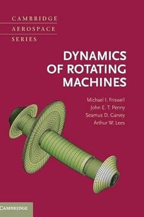 dynamics of rotating machines 1st edition michael i friswell 0521850162, 978-0521850162