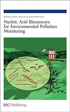 nucleic acid biosensors for environmental pollution monitoring 1st edition marco mascini, ilaria palchetti