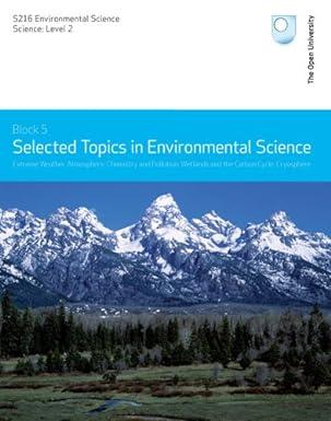 extreme weather atmospheric chemistry and pollution wetlands and the carbon cycle cryosphere 2015 edition r.
