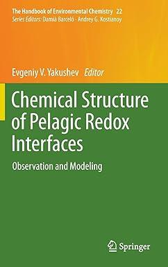 chemical structure of pelagic redox interfaces observation and modeling the handbook of environmental