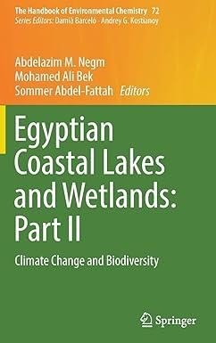 egyptian coastal lakes and wetlands part ii climate change and biodiversity the handbook of environmental