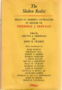 the shaken realist essays in modern literature in honor of frederick j hoffman 1st edition hoffman, frederkc,