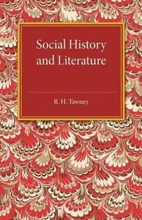 social history and literature 1st edition r. h. tawney 1107492270, 9781107492271