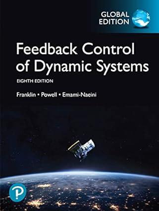 feedback control of dynamic systems 8th global edition gene f. franklin, j. david powell, abbas emami-naeini