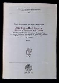 anglo irish and irish literature aspects of language and culture volume 1 1st edition bramsback, birgit and
