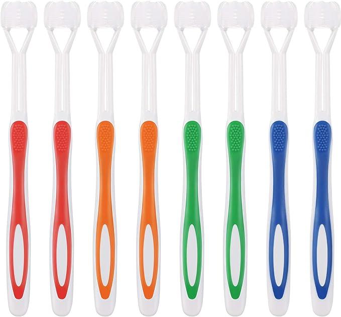 boao 3 sided autism toothbrush three bristle travel for complete teeth and gum-care  boao ?b083qdgdq7